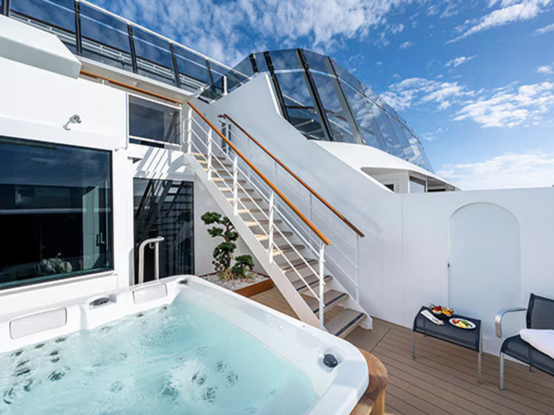 MSC Yacht Club Duplex Suite with Jacuzzi